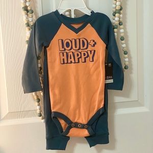 Onesie with pants 6 months. New with tags